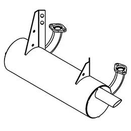 Fan Favorite Muffler, 27-31Hp Kaw, Wz