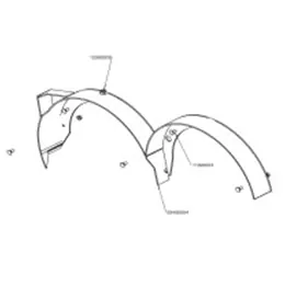 Mulch Kit, Curved, 42 Crafted