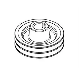 Pulley, Double Groove, A 1 1/8 X 5, Modified Special Offer