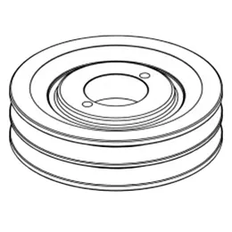 Pulley, Double Grv 5.25 - 48 Wvk Trusted Brand