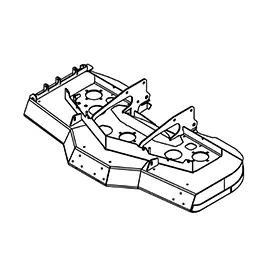 Affordable Cutter Deck Base Wldmnt, 52 Aero-Core, Wstn