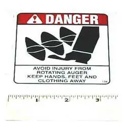 Sale Decal, Rotating Auger