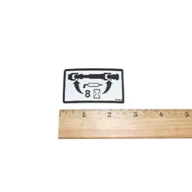 Decal, U-Joint Lube (Symbolic) Mega Sale
