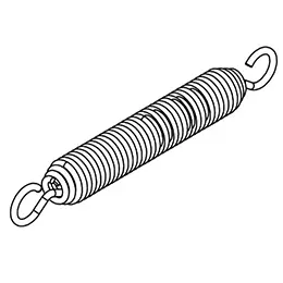 Buy Direct Extension Spring, Swivel, 1.31 X 9.5
