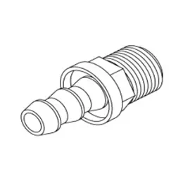 Best Seller Fitting, -6 Mnpt X 3/8 Push Lock, Brass