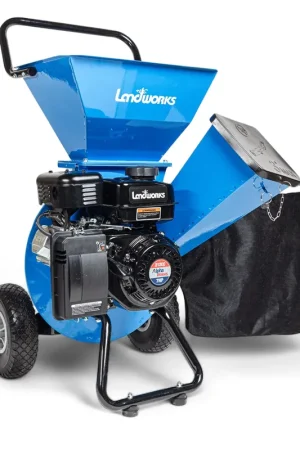 Landworks 3-in-1 Wood Chipper, Shredder, & Mulcher - 7HP Engine 3" Max Branch Diameter Same Day Shipping