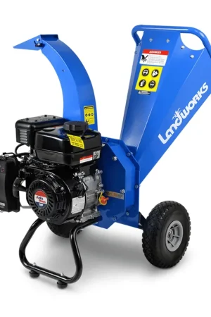 Time-Limited Landworks Mini Wood Chipper & Shredder - 7HP 212CC Gas Engine 3" Max Branch Diameter