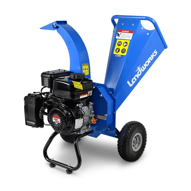 Time-Limited Landworks Mini Wood Chipper & Shredder - 7HP 212CC Gas Engine 3" Max Branch Diameter