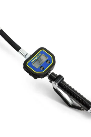 Goodyear Digital Oil Gun - 10GPM, 1/2" NPT Inlet, Flexible Nozzle & Locking Trigger Order Now