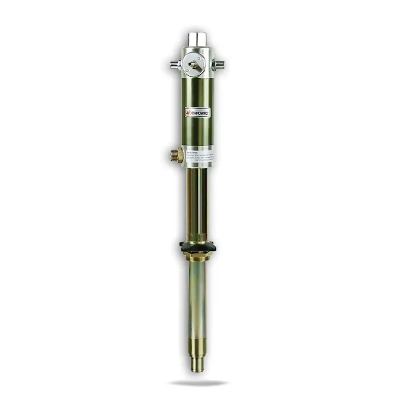 Lubeworks Air-Powered Oil Transfer Drum Pump - 3:1, 7.4GPM, 1/4" NPT Air Inlet, 3/4" NPT Male Oil Outlet High Quality