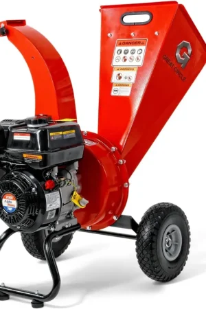 GreatCircleUSA Mini Wood Chipper - 7HP 212CC Engine, 3" Max Branches Holiday Sale