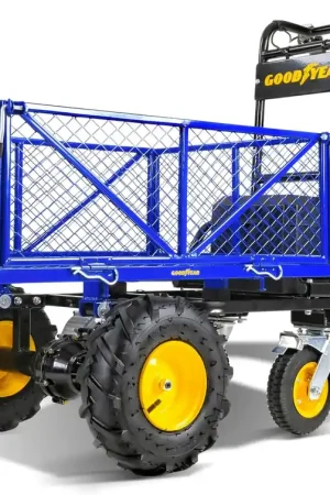 Goodyear Electric Utility Wagon - 48V Li-Ion Powered with 660lbs Load & 1000lbs+ Hauling Capacity for Farm & Garden Best Seller