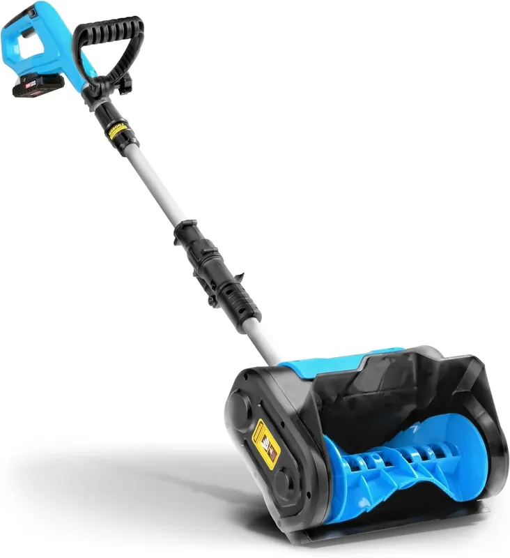 Last Chance Pre-Owned AlphaWorks Electric Snow Thrower & Shovel - 20V 2Ah Battery
