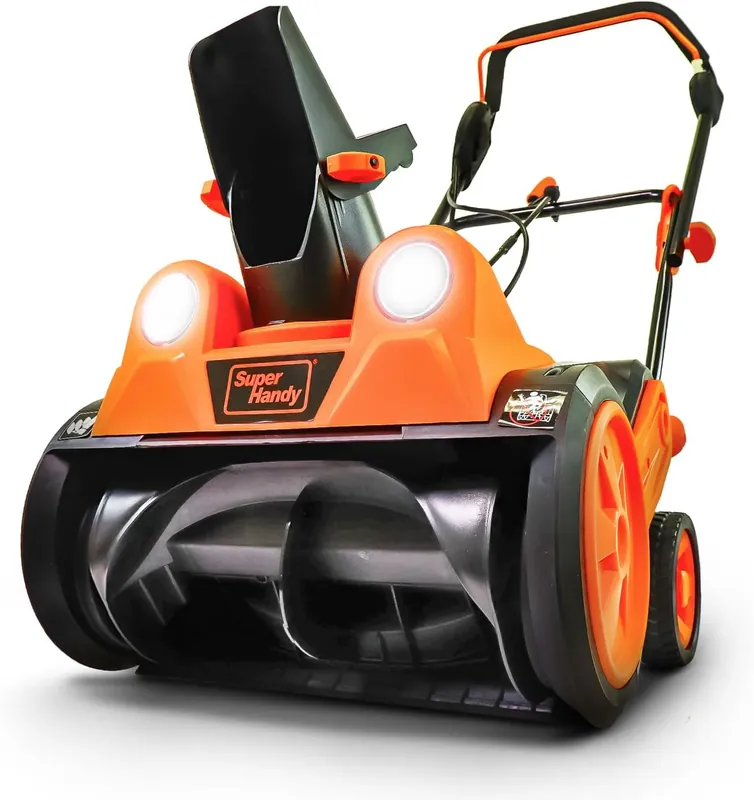 Professional Grade Pre-Owned SuperHandy Push Electric Snow Blower - Adjustable Exit Chute, 120V Corded