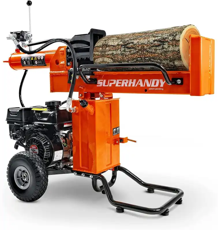 Pre-Owned SuperHandy 25-Ton Log Splitter - 7HP 209CC Gas Engine, Vertical & Horizontal Splitting Secure Checkout