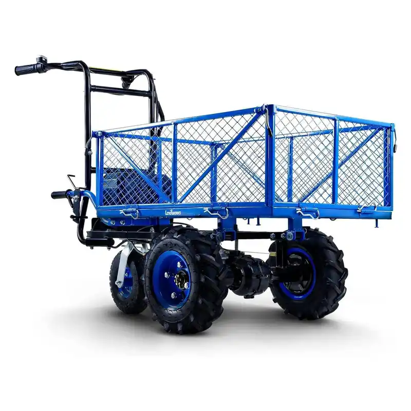 Place Order Pre-Owned Landworks Electric Garden Cart & Wagon - 48V 2Ah Li-Ion Battery, 500Lb Max Load
