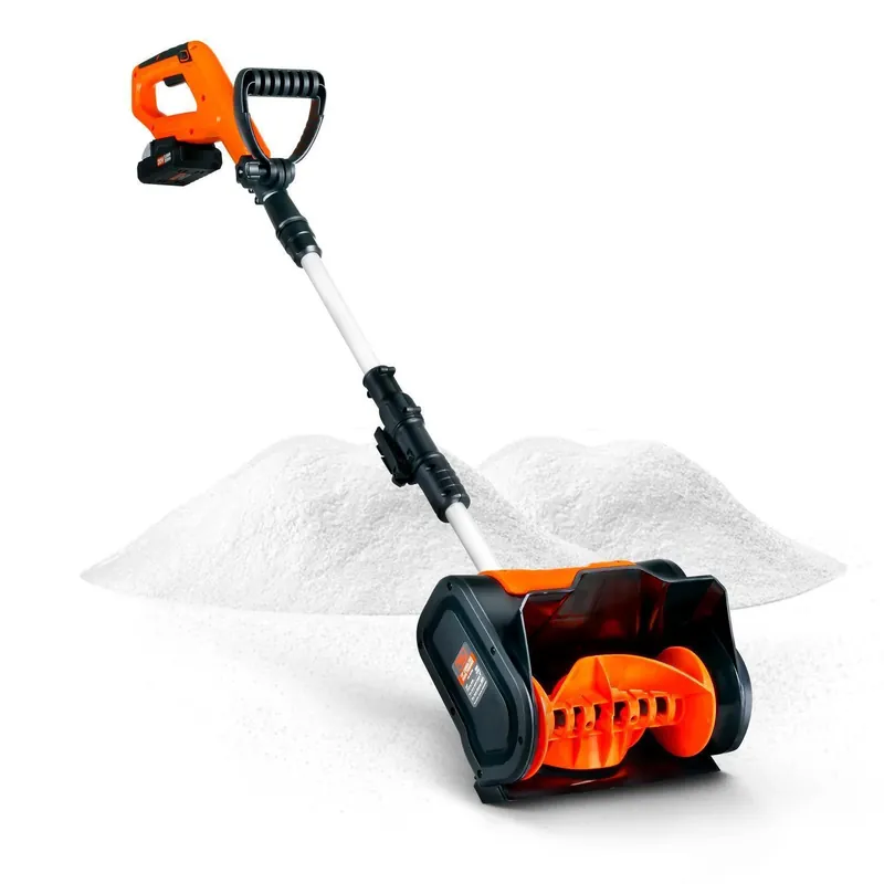 Pre-Owned SuperHandy Snow Thrower - 20V 2Ah Li-Ion Battery, 10" in Clearing Width Express Delivery
