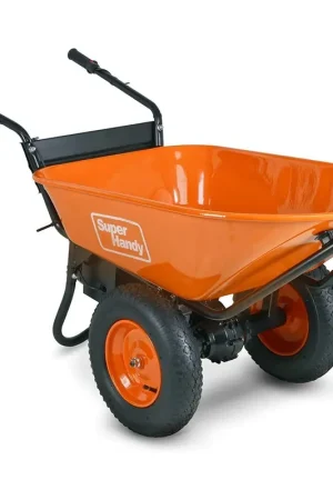 Big Sale Pre-Owned SuperHandy Electric Wheelbarrow - 48V 2Ah Li-Ion Battery, 330lb Load Capacity, 4 Cu. Ft Tub