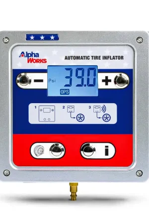 Pre-Owned AlphaWorks Automatic Air Pressure Inflator - 1/4" NPT In/Outlets, Digital Display Price Cut