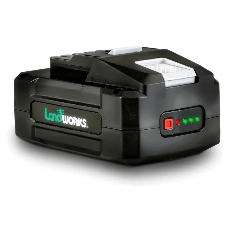 Pre-Owned Landworks Rechargeable Lithium-Ion 48V 2Ah Battery - For Utility Wagon, Wheelbarrow, & Augers In Demand