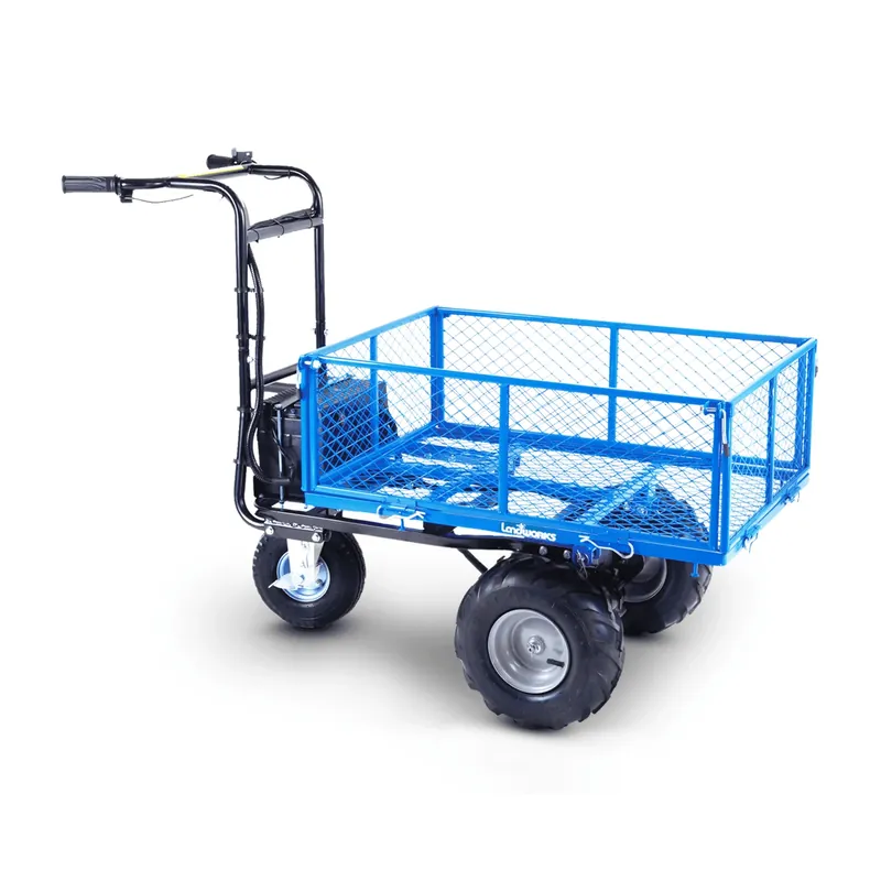 Express Delivery Pre-Owned Landworks Electric Utility Wagon - 48V 7Ah AGM, 500LB Hauling Capacity