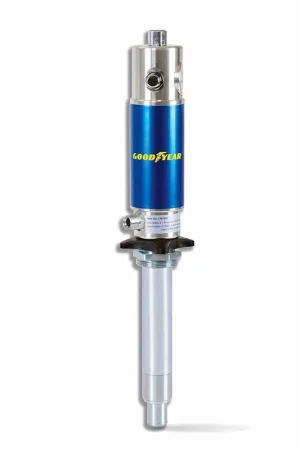 Top Rated Pre-Owned Goodyear Air-Powered Oil Transfer Drum Pump - 5:1, 3.2GPM, 1/4" NPT Air Inlet, 1/2" NPT Male Oil Outlet