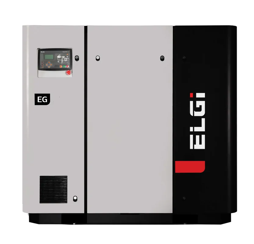 Elgi EG30-100 40HP 208/230/460 Volt Three Phase Base Mount Rotary Screw Air Compressor - 100 psi Buy Online