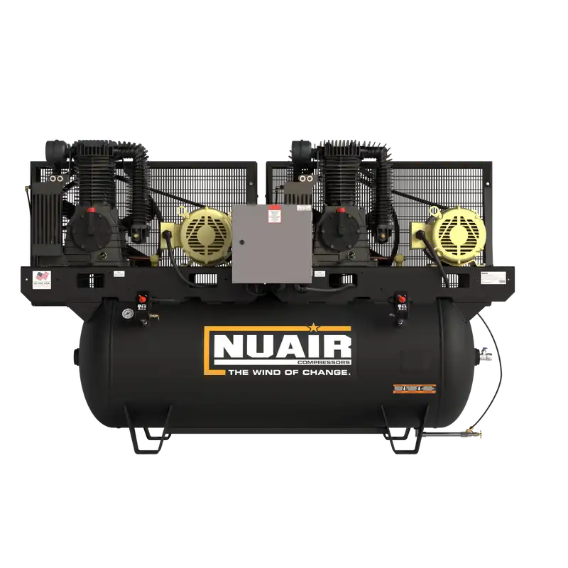 Must Have NUAIR Heavy Duty Duplex K50-120G H 2X10HP 3/230 230 Volt Three Phase 2 x 10 HP