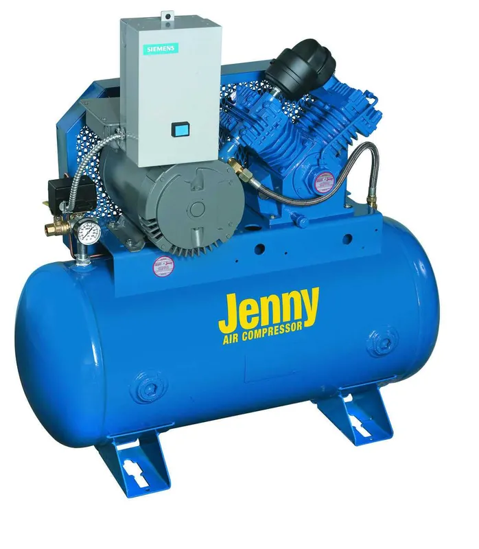 Final Sale Jenny G5S-30UMS-230/1 5 HP 230 Volt Single Phase Single Stage Fire Sprinkler System Air Compressor