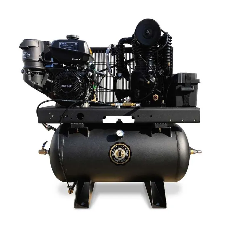 Buy Online Industrial Gold CI14GEK30-P 14 HP Kohler Gas Drive Platinum Series Air Compressor