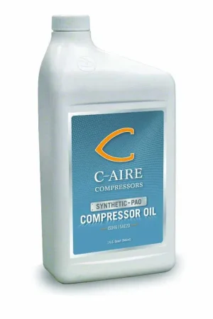 C-Aire LU E100 Ester Blend Air Compressor Lubricant 1 Quart Affordable