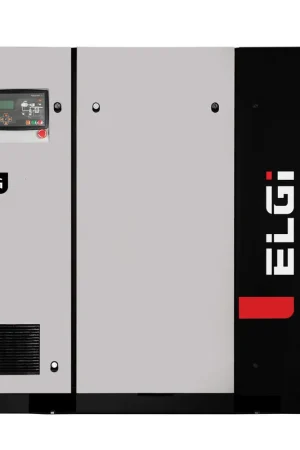 Crafted Elgi EG37-150 50HP 208/230/460 Volt Three Phase Base Mount Rotary Screw Air Compressor - 150 psi