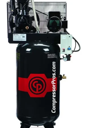 Chicago Pneumatic RCP-C7583VS 7.5 HP 230 Volt Three Phase Two Stage Cast Iron 80 Gallon Air Compressor Free Returns