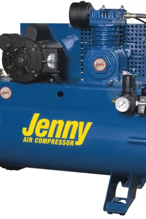Jenny K2A-17P-230/1-DCSFK 2 HP 230 Volt Single Stage 17 Gallon Portable Air Compressor with Dual Control Big Sale
