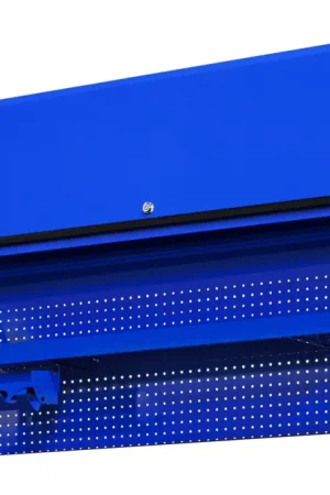 Extreme Tools DX722101HCBLBK 72" x 21" Hutch Blue with Black Drawer Pulls Free Returns