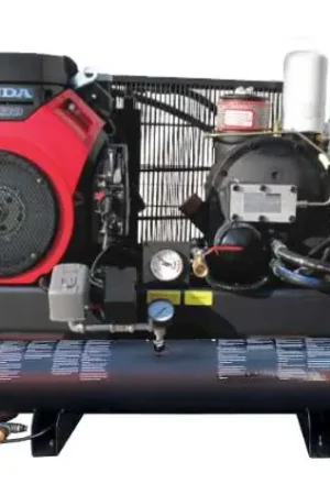 Industrial Gold R18GEH13 18 HP Honda Powered Portable Rotary Screw Air Compressor Clearance