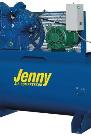 Last Chance Jenny U75B-80H 7.5 HP SIngle Phase 80 Gallon Air Compressor