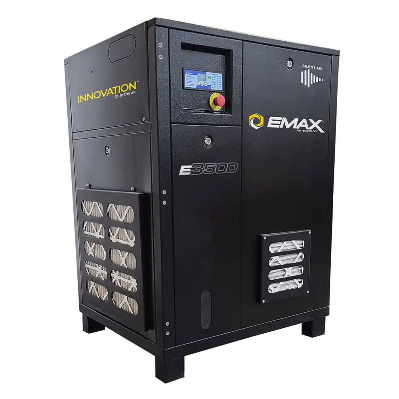 EMAX ERI0150003 15 HP 208/230/460 Volt Three Phase Economy Base Mount Rotary Screw Air Compressor Seasonal Sale