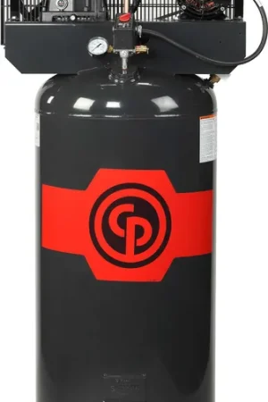 Must Have Chicago Pneumatic RCP-4918VNS 5 HP 230 Volt Single Phase Two Stage 80 Gallon Vertical Air Compressor