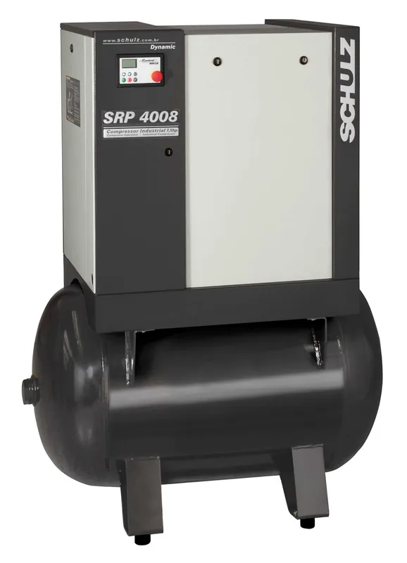 Fast Shipping Schulz SRP 4008 R Dynamic 7.5 HP 208-230 Volt Three Phase Rotary Screw Air Compressor
