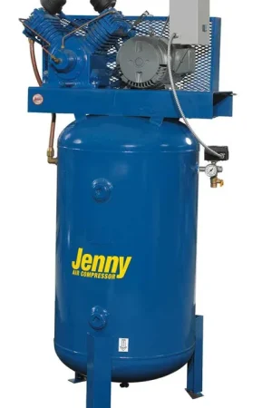 Jenny W5B-80V-230/1 5 HP 230 Volt Single Phase Two Stage 80 Gallon Air Compressor Best Seller