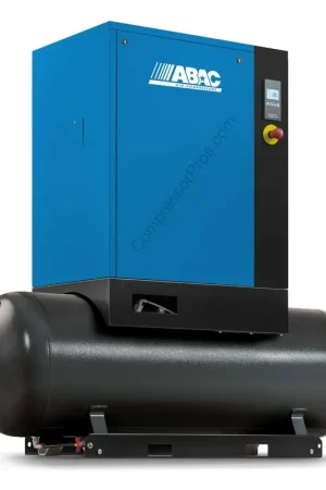 Low Price ABAC AS-7.5501TM 7.5 HP 230 Volt Single Phase Rotary Screw Air Compressor