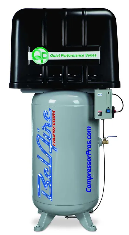 BelAire QP318VLE 7.5 HP Single Phase Quiet Power 80 Gallon Air Compressor Special Discount