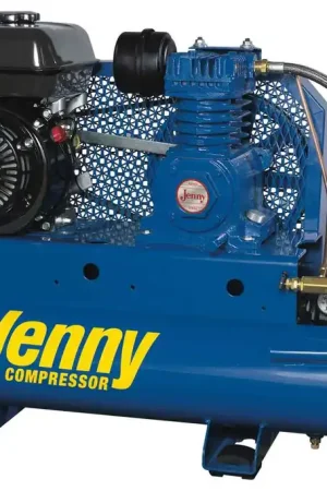 Jenny K5HGE-8P-DU 5.5 HP Honda Gasoline Driven Single Stage Portable Air Compressor 150 psi with Discharge Unloader Special Discount