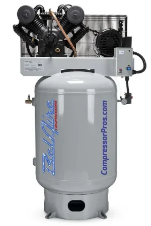 Get Yours BelAire 6312V 10 HP 230 Volt Three Phase Two Stage Cast Iron 120 Gallon Vertical Air Compressor