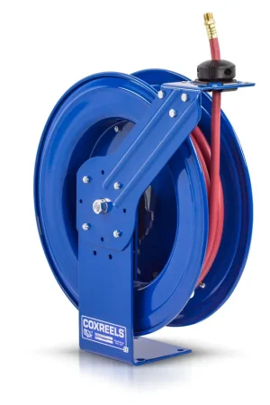 Super Sale Coxreels SH-N-350 Spring Rewind Hose Reel with Super Hub with 50 Feet of 3/8" ID Hose