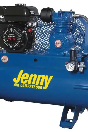 Jenny K5HGA-17P 5.5 Honda Gasoline Driven Single Stage 17 Gallon Portable Air Compressor Popular