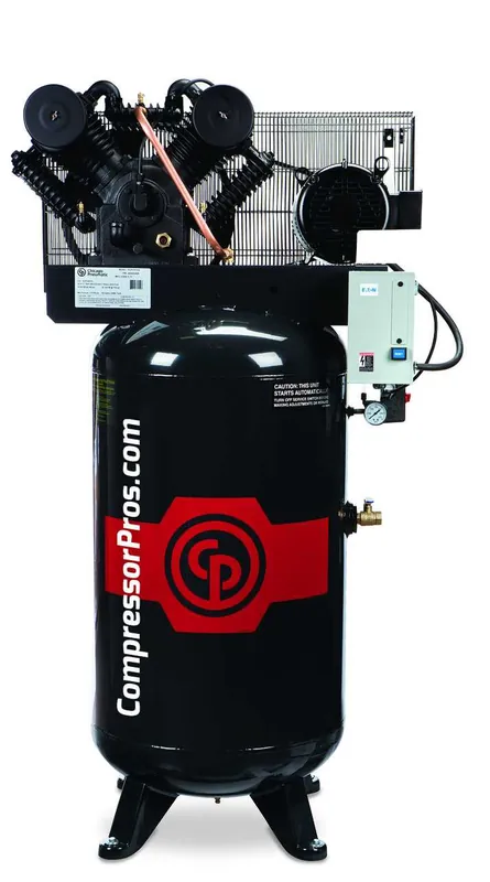Chicago Pneumatic Premium Model RCP-C7581VC2 7.5 HP 230 Volt Single Phase Two Stage 80 Gallon Air Compressor Must Have