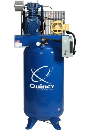 Buy Today Quincy 453DS80VCB20 (253DS80VCB20) 5 HP PRO, 200 Volt Three Phase, Two Stage, 80 Gallon Vertical Air Compressor