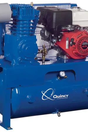 Markdown Quincy G413H30HCB 13 HP Honda Gas Powered, Two Stage, 30 Gallon Horizontal Air Compressor